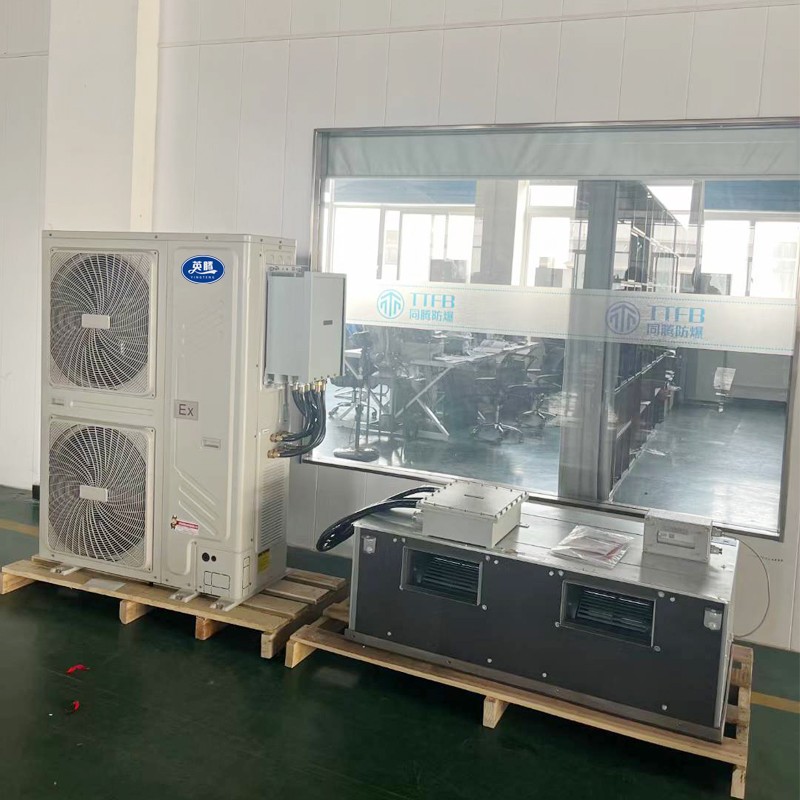 英騰風(fēng)管式防爆空調(diào)機 噴漆間使用